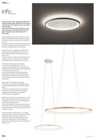 Redo 01-3807 - Plafonieră LED dimabilă NOBU LED/60W/230V aurie