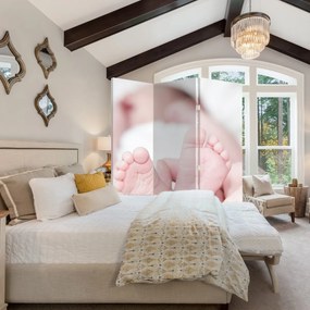 Paravan - Piciorușele de copilaș (126x170 cm)