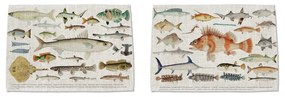 Set 2 suporturi textile pentru farfurii Really Nice Things, 45 x 30 cm