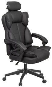 Scaun rotativ directorial Lux-negru