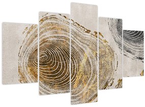 Tablou - Abstract triburi (150x105 cm)