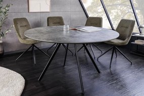 Masa rotunda design gri beton ATELIER 120cm