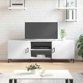 829100 vidaXL Comodă TV, alb, 150x30x50 cm, lemn compozit