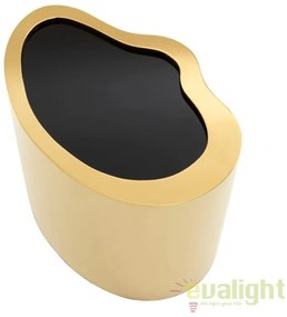 Masuta de cafea LUX design modern si elegant din metal finisaj auriu GIBBONS 109547 HZ