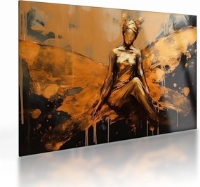 Tablou pe sticlă - Abstracție de o zână (70x50 cm)