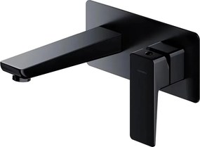 Baterie lavoar incastrata Omnires Parma negru mat