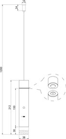 Globo 16060N - Lampă LED reîncărcabilă 2în1 PELO, LED/2W/230/5V, crom mat, control tactil (dimmer)