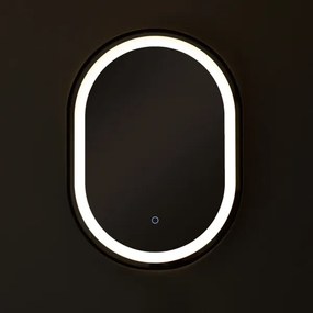 Oglindă LED retroiluminată pentru baie Zuma Line D2383 24W/230V 3000/4000/6000K IP44 negru