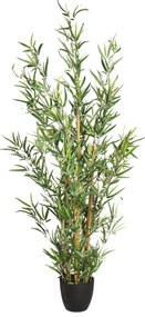 Flori artificiale, bambus in ghiveci, 120 cm