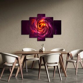 Tabloul cu abstracțiune modernă care luminează (150x105 cm)