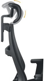 Scaun de birou negru Yenkee