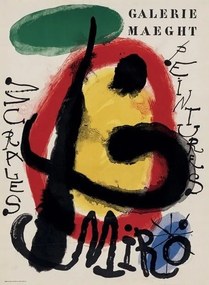 Murales peintures Reproducere, Joan Miró, (60 x 80 cm)