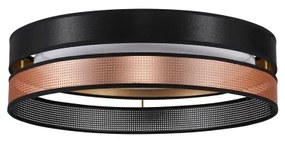 Duolla-Plafonieră LED ROLLER DUO SHINY LED/24W/230V d. 45 cm negru/cupru