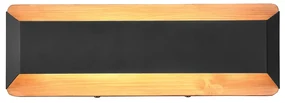 Aplică neagră 35 cm cu LED cu dimmer în 3 trepte - Tyko