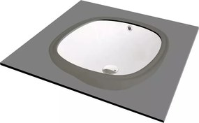 Lavoar ceramica alb Deante Alpinia 38x38 cm