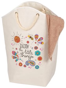 Coș de rufe din material textil 58 l Rollin'Art Little Things – Wenko