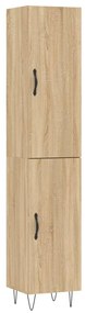 vidaXL Dulap înalt, stejar sonoma, 34,5x34x180 cm, lemn prelucrat