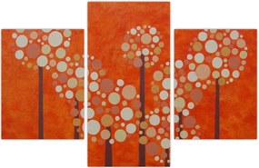 Tablou - Pădurea portocalie (90x60 cm)