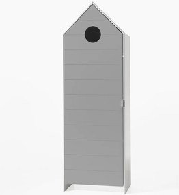 Set 3 Dulapuri pentru Copii Căsuță, Verde Mentă și Gri, (MDF) – CASAMI – Vipack