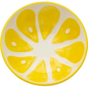 Altom Set de boluri ceramice Tropicana lămâie 12,5cm, 2 buc.
