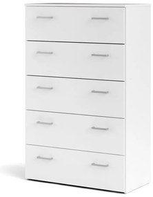 Comodă albă înaltă 74x115 cm Space – Tvilum