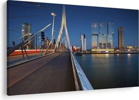 Tablou - Amurg în Rotterdam, Olanda (90x60 cm)