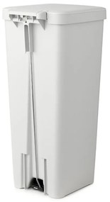 Coș cu pedală Brabantia StepUp 1005556, 40 L, Materiale ecologice, Deschidere mare, Gri deschis