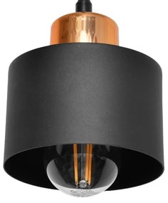 Lustră pe sfoară EDISON 3xE27/15W/230V