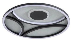 Searchlight 82100-39BK - Plafonieră LED dimmabilă ZENDISC, 20 W, 230 V, 3000 K, diam. 39 cm