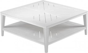 Masuta pentru interior si exterior Bell Rive alb, 100x100cm 113189 HZ