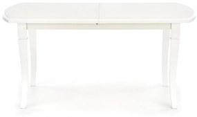 Set masa extensibila Fryderyk alba L160-240 cm + 4 scaune Konrad alb/gri Inari91