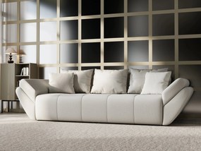 Canapea extensibilă dumonde cu ladă de depozitare si sezut confortabil din spuma high-density, Berlin Enjoy Bej 250x100 cm