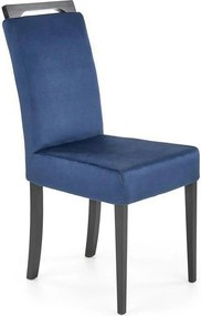 Scaun CLARION 2, negru/albastru, 42X58X97 cm