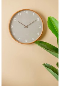 Karlsson 5993GY ceas de perete cu design gri,diametru 40 cm