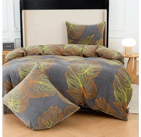 Lenjerie cocolino TESICA gri Dimensiune lenjerie de pat: 70 x 80 cm | 140 x 200 cm