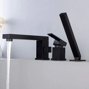 Baterie pentru cada Rea Glen Negru Black trei piese