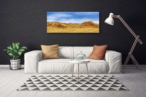 Tablou pe panza canvas Desert Peisaj Galben