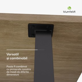 Blumfeldt Placă de masă Bearsdon 160 x 90 cm pentru bucătărie și dining, Lemn stratificat robust
