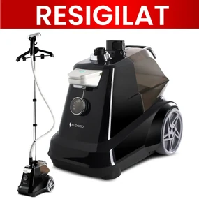 Fier de Calcat Vertical cu aburi Suporto, Steamer model R3 de 2200W cu 4 trepte de putere. Statie de calcat profesionala pentru haine netede, fara