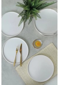 Farfurii albe 6 buc. din ceramică ø 27 cm – Hermia