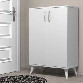 Pantofar AYK0101, alb, PAL, 72x34x109 cm