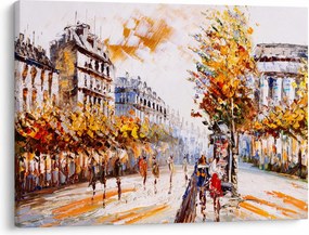 Tablou - Strada din Paris (70x50 cm)