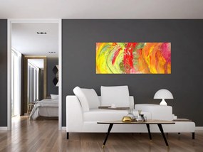 Tablou cu abstracție- pictura (120x50 cm)