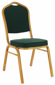 Scaun stivuitor,  verde   vopsea aurie, ZINA 3 NOU