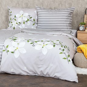 Lenjerie pat din bumbac 4Home Jasmine Love, 140 x 200 cm, 70 x 90 cm