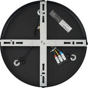 Spot rotund de plafon bronz închis, rotund, cu 3 lumini, reglabil - Veerle