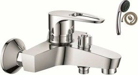 Baterie cada-dus Inter Ceramic Runde monocomanda crom lucios cu set de dus