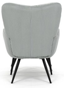 Fotoliu pentru relaxare cu suport pentru picioare L7285 BLUE6, albastru