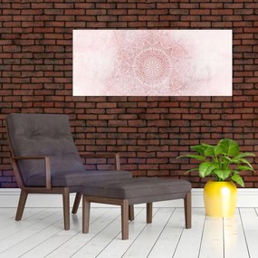 Tablou - Mandala roz (120x50 cm)