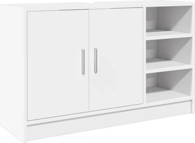 vidaXL Dulap de chiuvetă, alb, 90x29x55 cm, lemn prelucrat
